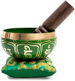 Tibetan Singing Bowl Set - Easy To Play Authentic Handcrafted Mindfulness Meditation Holistic Sound 7 Chakra Healing Gift