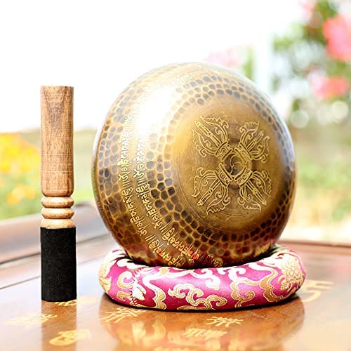 Singing Bowls 4.4 Inch Modern Tibetan Singing Bowl Set Meditation and Yoga Practice Experience Mindfulness Stress Relief Chakra Healing4.4inch