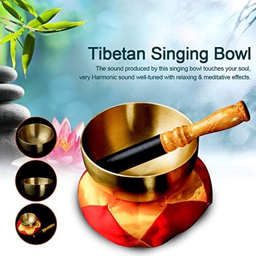Tibetan Singing Bowl Sacrifice Relaxation for Meditation Lama Yoga Home Decor