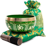 Tibetan Singing Bowl Set - Easy To Play Authentic Handcrafted Mindfulness Meditation Holistic Sound 7 Chakra Healing Gift