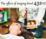 2Pack Tibetan Singing Bowls Set-100% Handmade in Nepal Sound Bowl Meditation Set for Meditation Yoga Chakra Meditation